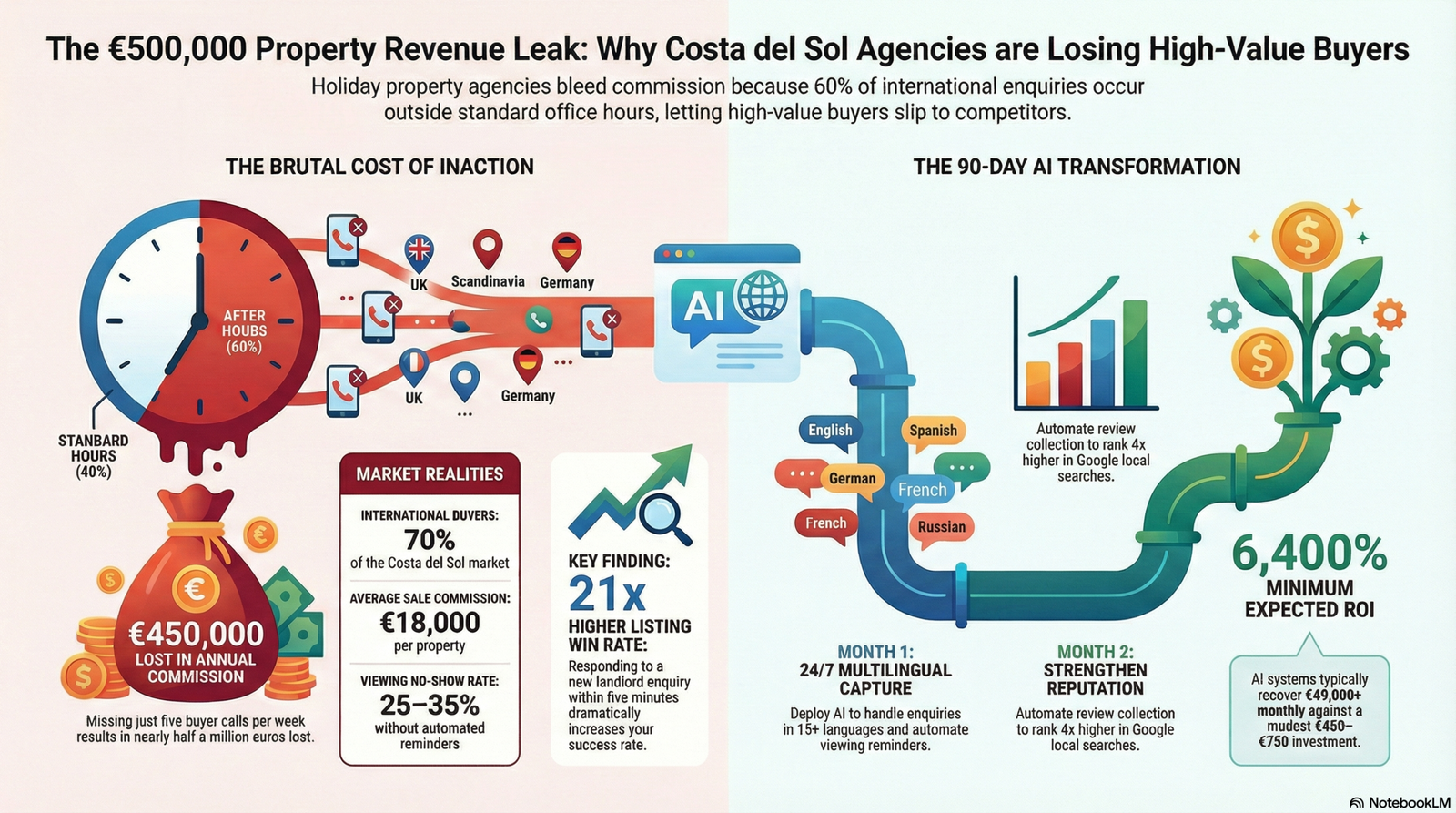 The €500,000 Property Revenue Leak Infographic