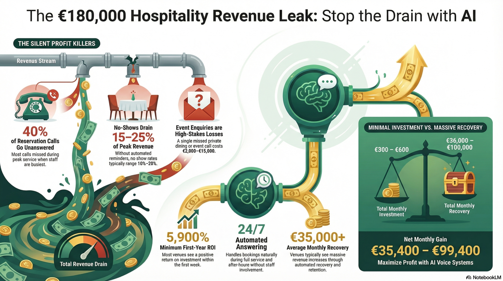 Restaurant Revenue Leak Infographic